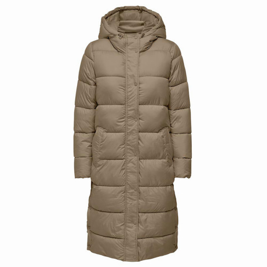 Only Γυναικείο μπουφάν Long Quilted Coat Only Γυναικείο μπουφάν Long Quilted Coat